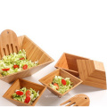2015 alta qualidade moda salada de madeira conjunto